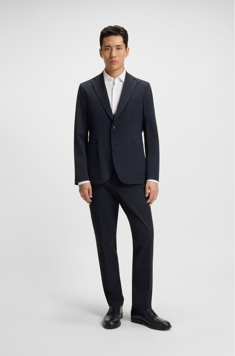 Брюки повседневные Slim Fit Средняя для мужчин (481543), цвет Синий - №3