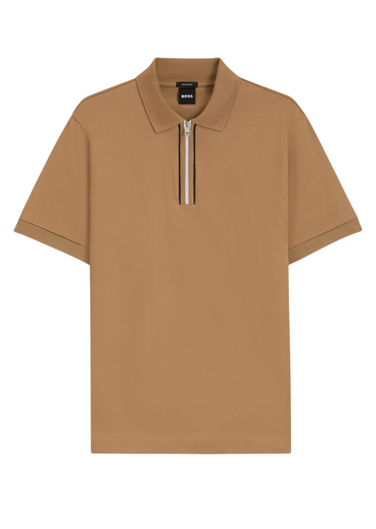 Поло Regular Fit для чоловіків (481546), колір Бежевий - №1