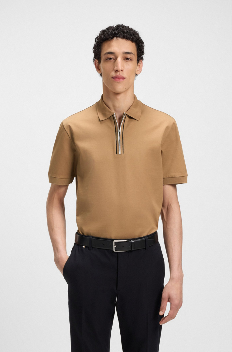 Поло Regular Fit для чоловіків (481546), колір Бежевий - №2