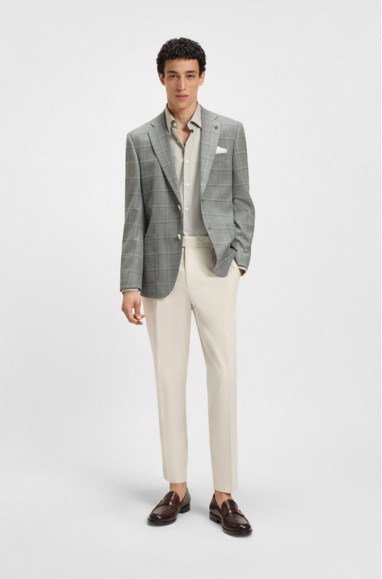 Брюки chinos Slim Fit для чоловіків (481553), колір Бежевий - №3