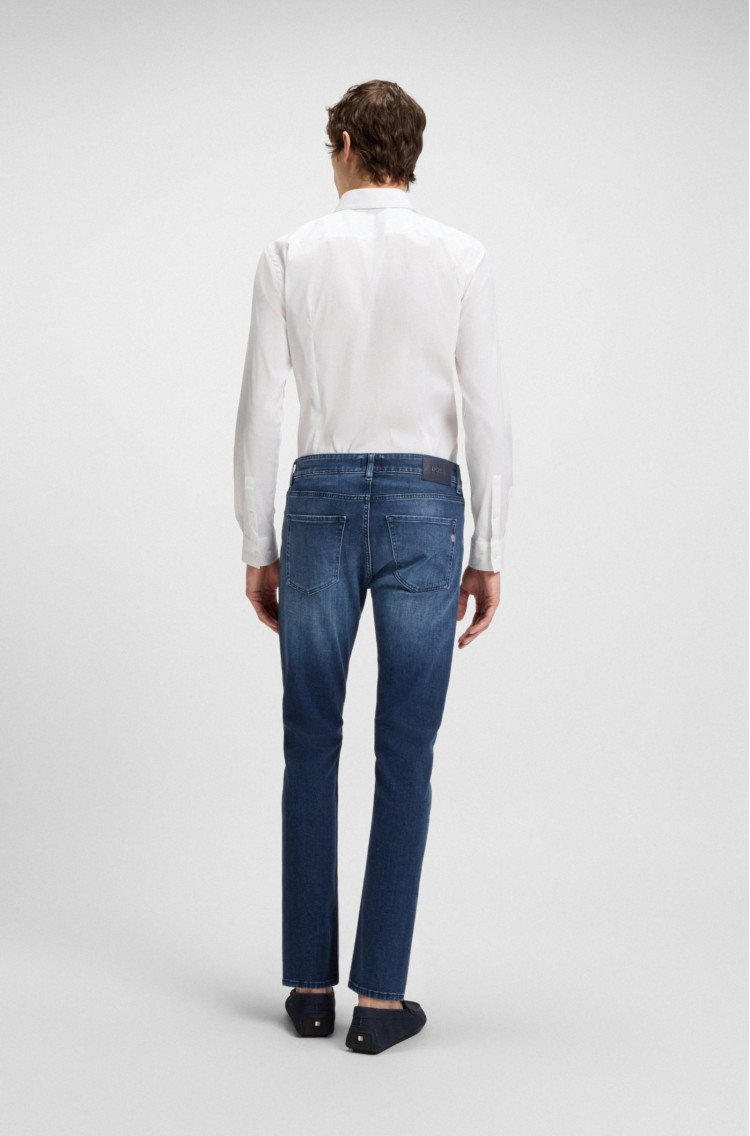 Джинси Slim Slim Fit для чоловіків (481564), колір Синій - №4