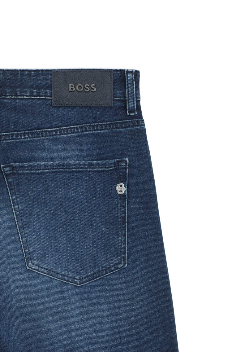 Джинси Slim Slim Fit для чоловіків (481564), колір Синій - №6