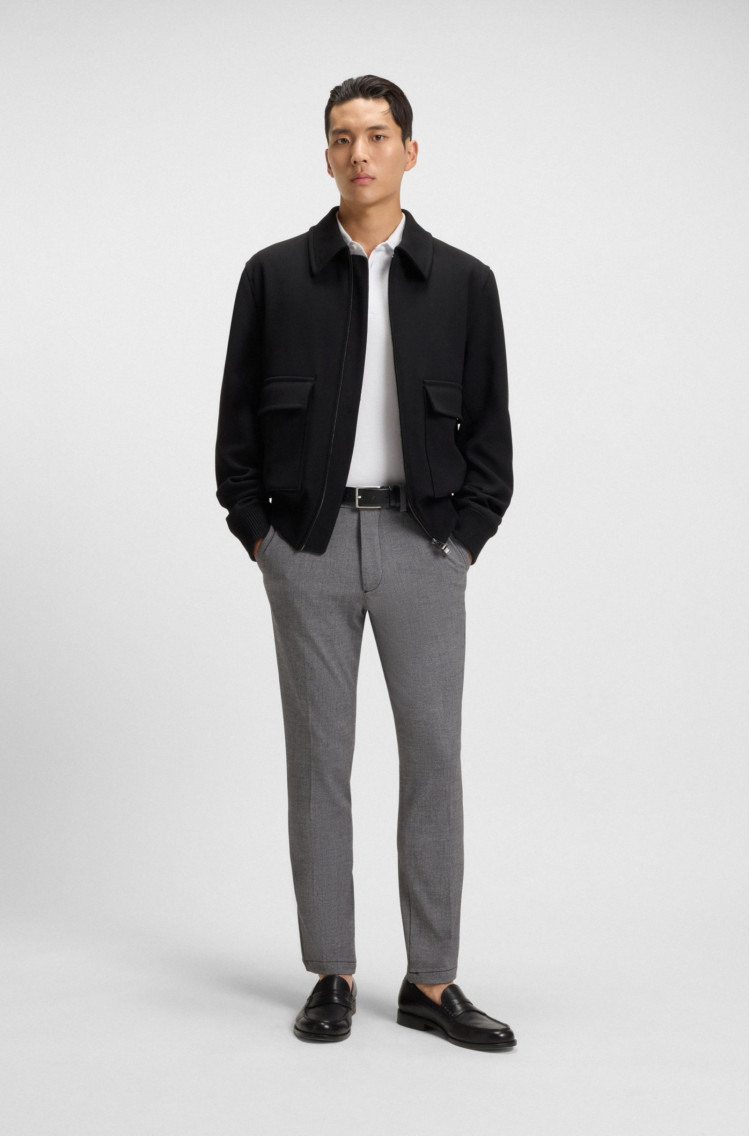 Брюки классика Slim Fit Средняя для мужчин (481569), цвет Серый - №2