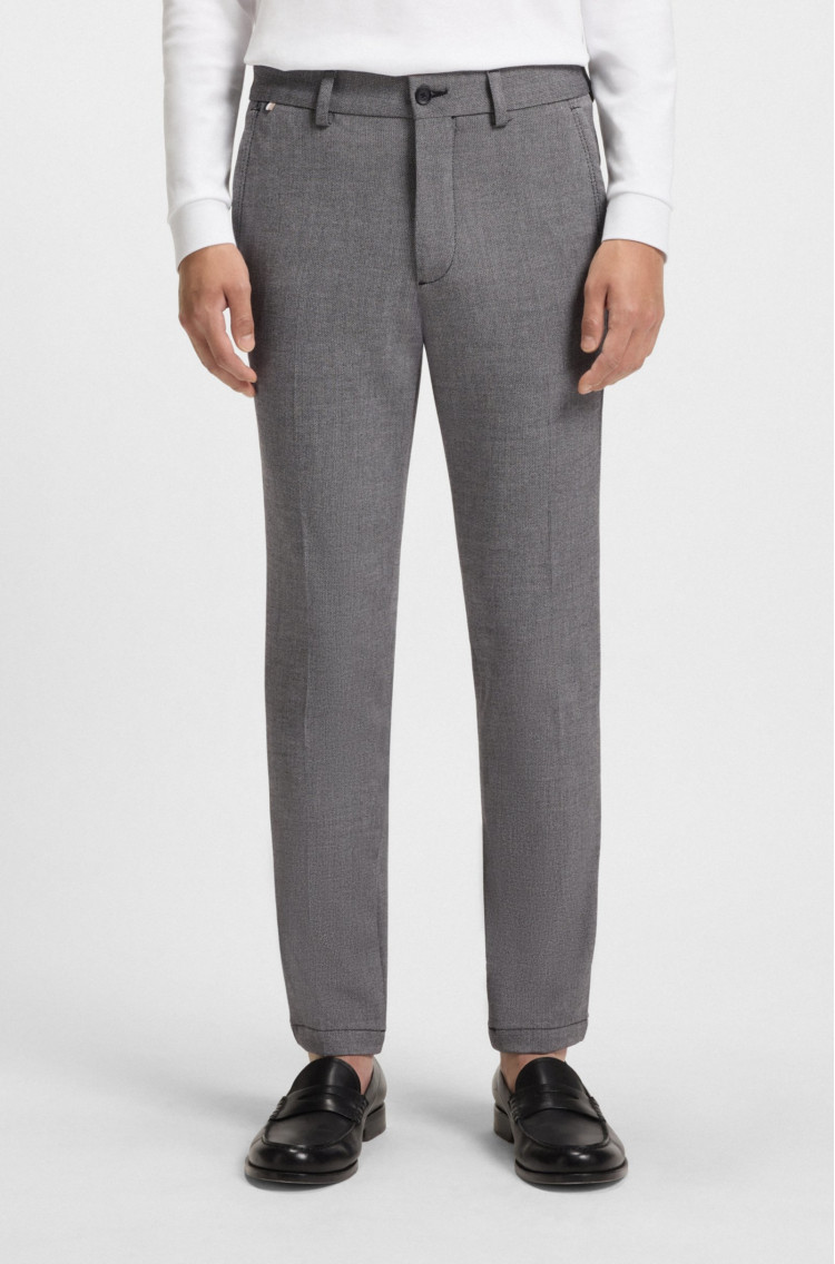 Брюки классика Slim Fit Средняя для мужчин (481569), цвет Серый - №3