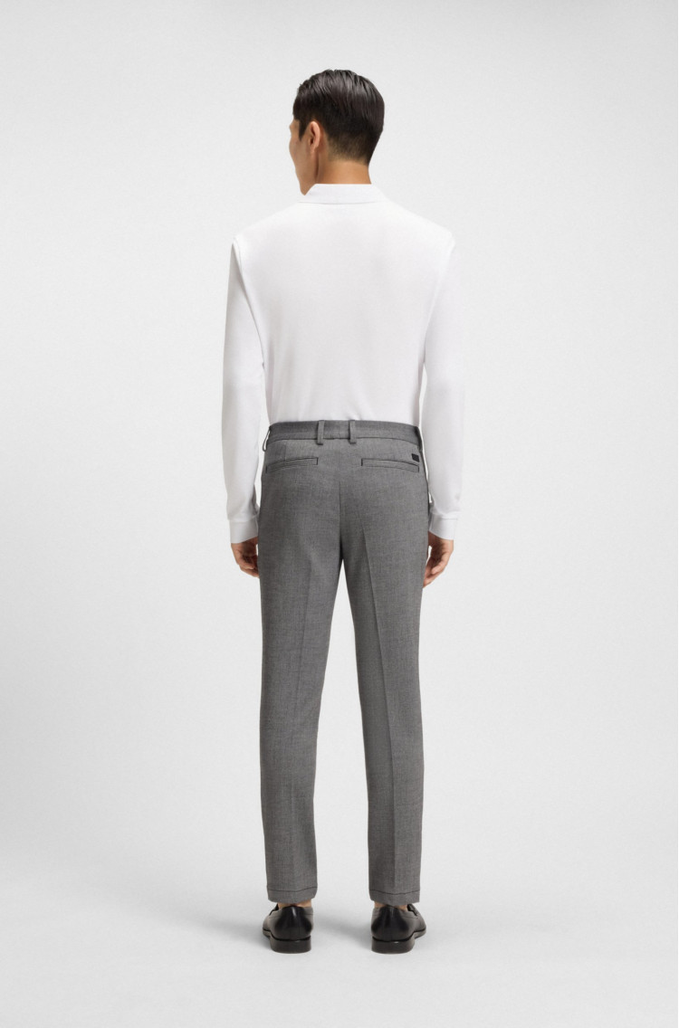 Брюки классика Slim Fit Средняя для мужчин (481569), цвет Серый - №4