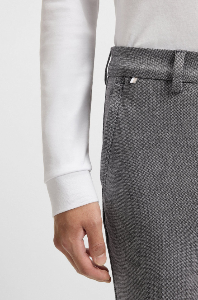 Брюки классика Slim Fit Средняя для мужчин (481569), цвет Серый - №5