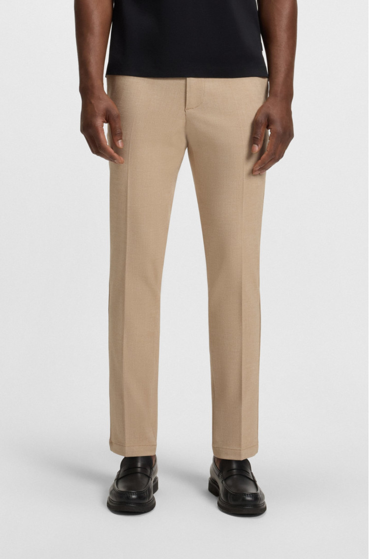 Брюки классика Slim Fit Средняя для мужчин (481570), цвет Коричневый - №2