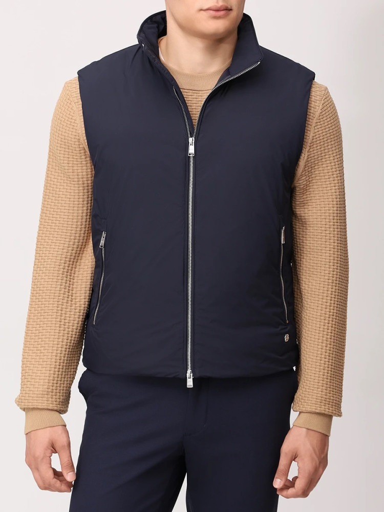 Жилет Slim Fit для чоловіків (481572), колір Синій - №2