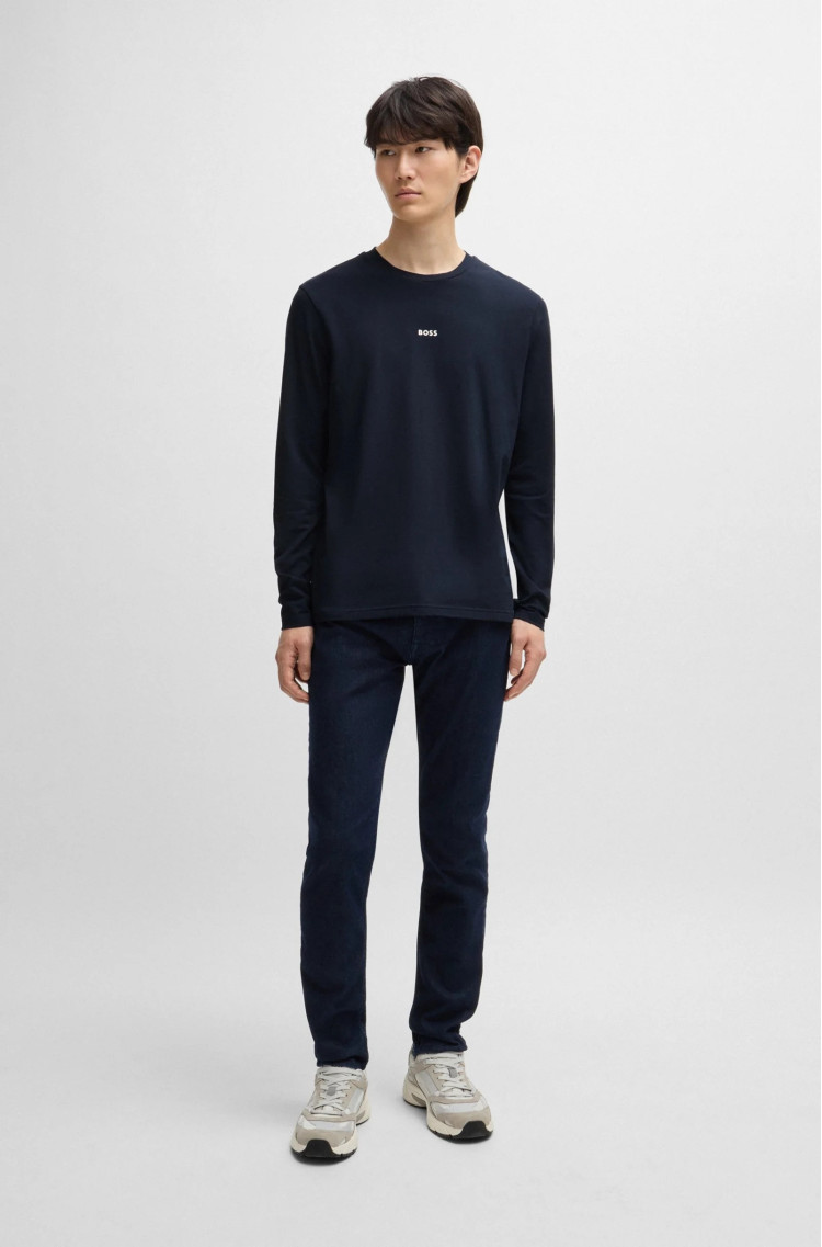 Футболка с длинным рукавом Regular Fit для мужчин (481578), цвет Синий - №3