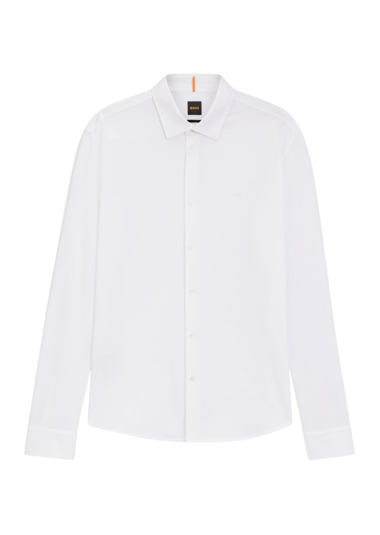 Сорочка деловая Slim Fit для мужчин (481586), цвет Белый - №1