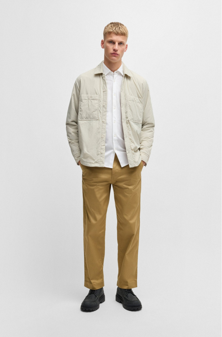 Сорочка деловая Slim Fit для мужчин (481586), цвет Белый - №3