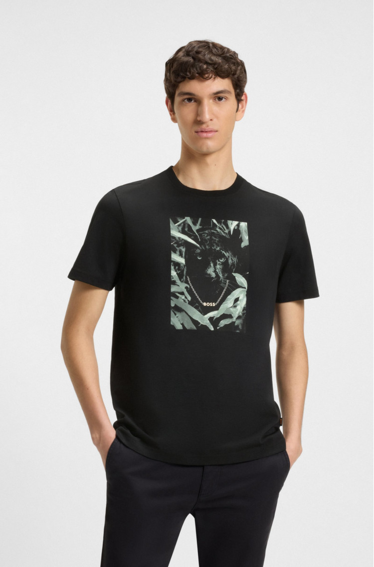 Футболка Regular Fit для чоловіків (481605), колір Чорний - №2