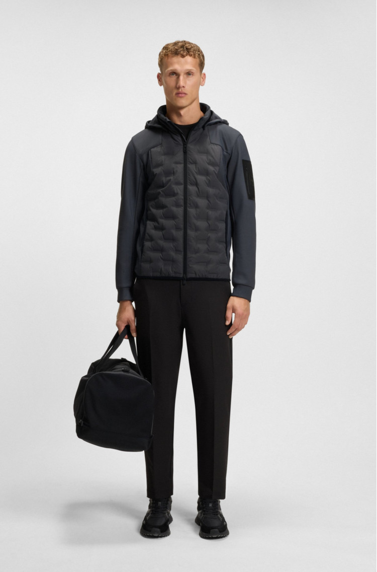Пуховик тонкий Regular Fit для мужчин (481610), цвет Серый - №3