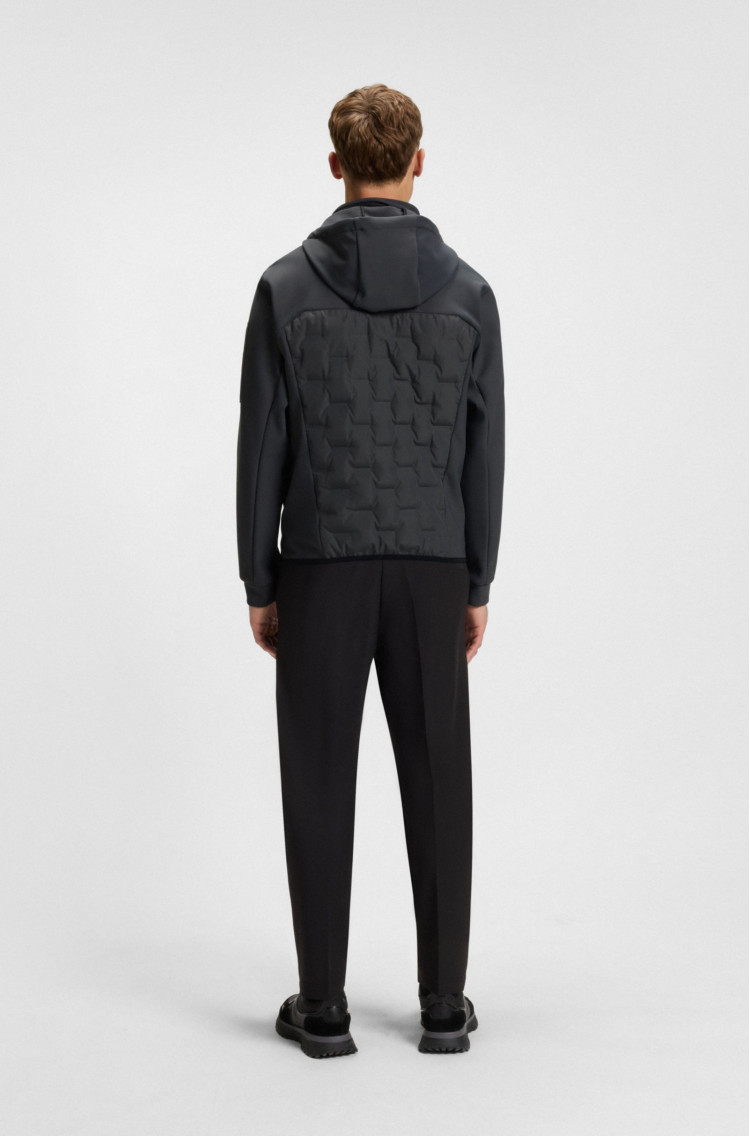 Пуховик тонкий Regular Fit для мужчин (481610), цвет Серый - №4