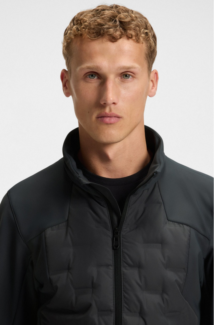 Пуховик тонкий Regular Fit для мужчин (481610), цвет Серый - №5