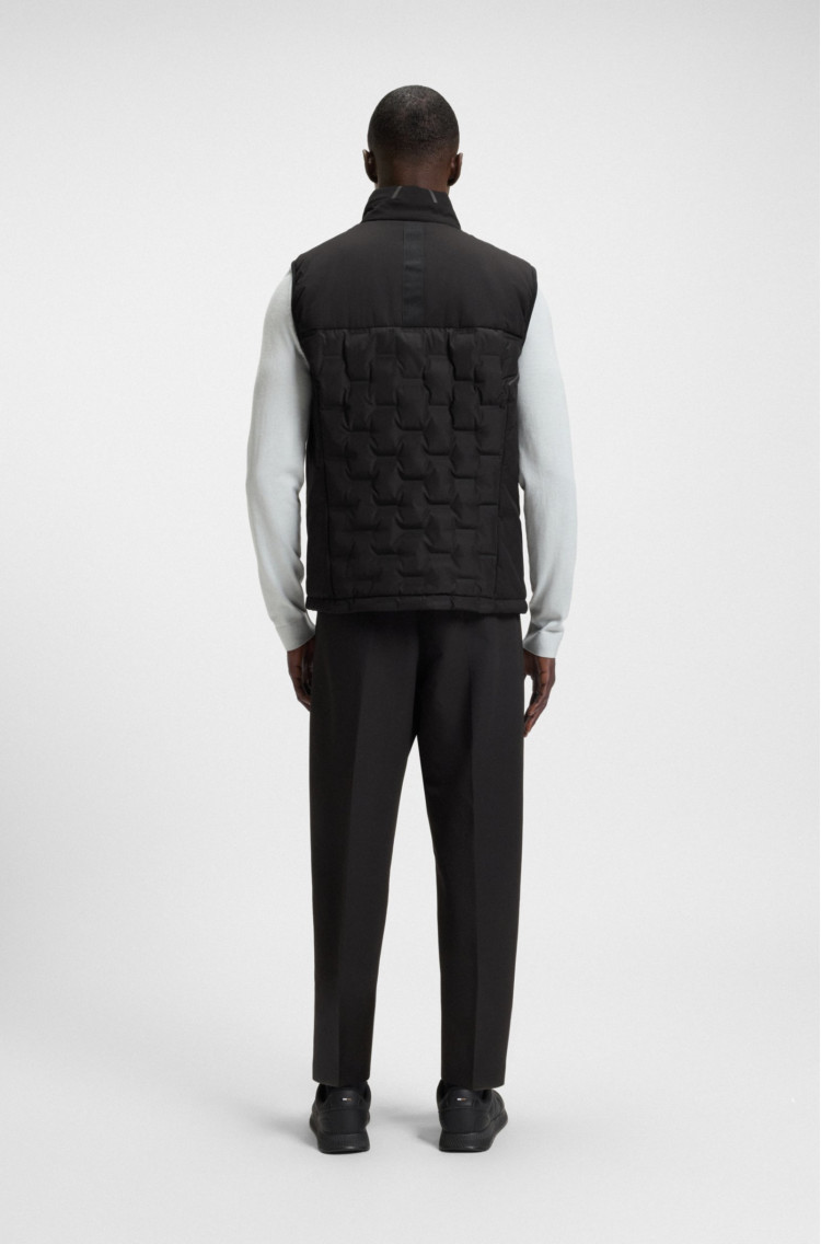 Жилет Slim Fit для мужчин (481611), цвет Черный - №4