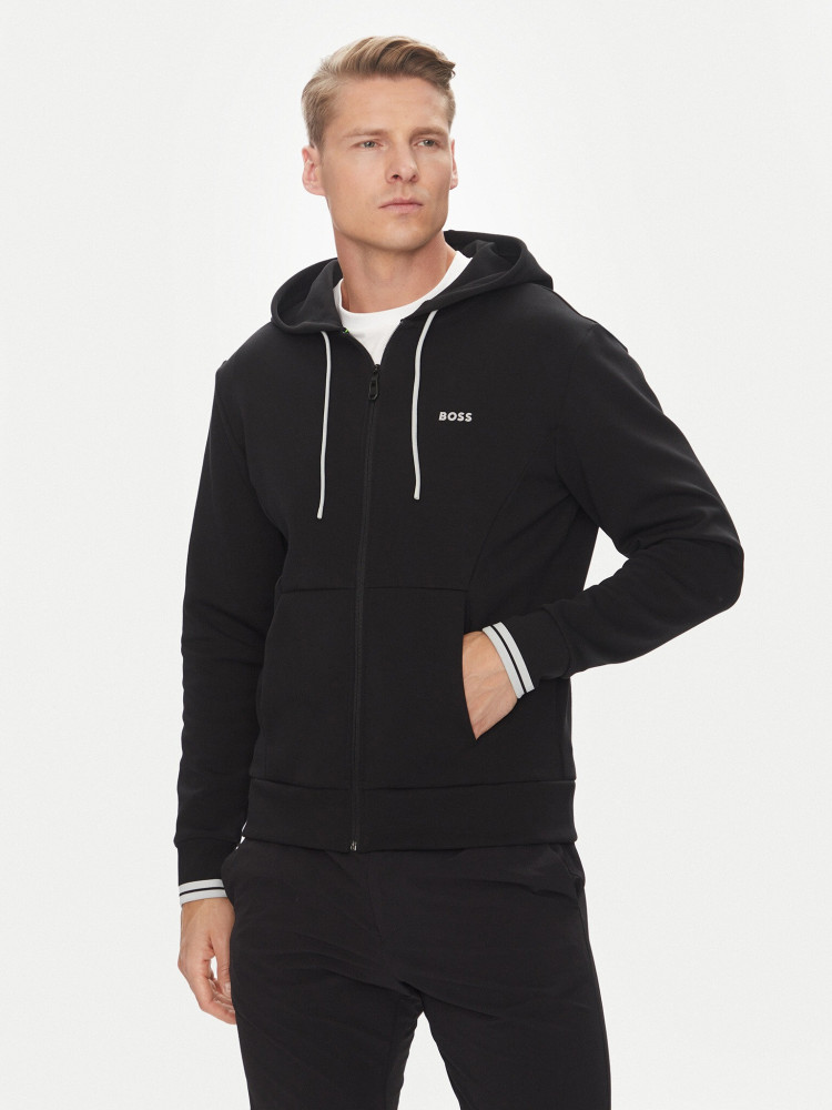Спортивная кофта Regular Fit для мужчин (481613), цвет Черный - №2
