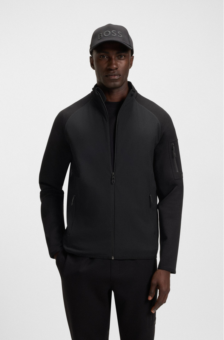 Спортивная кофта Regular Fit для мужчин (481622), цвет Черный - №2
