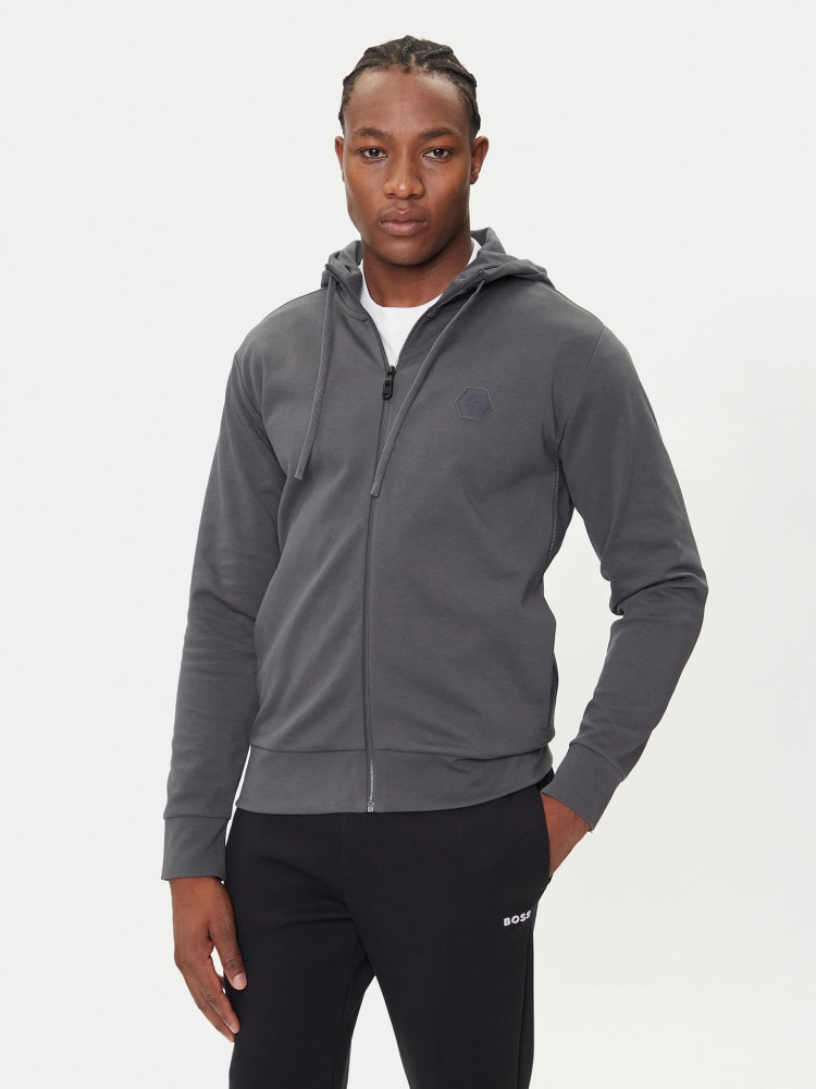 Худи Relaxed Fit для мужчин (481626), цвет Серый - №2