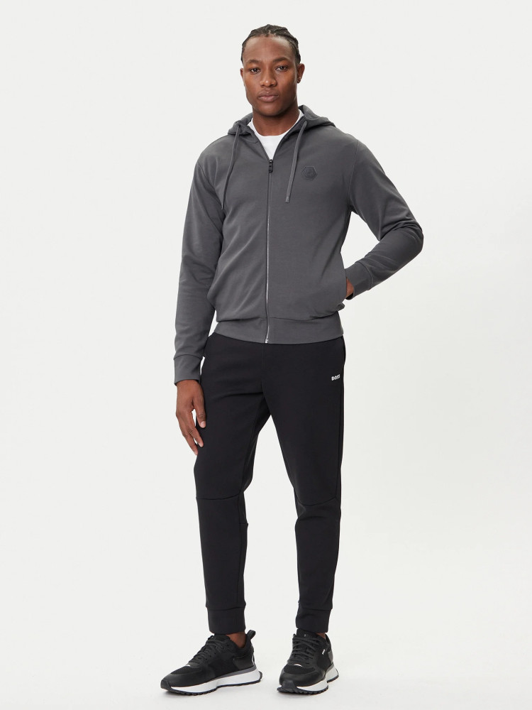 Худи Relaxed Fit для мужчин (481626), цвет Серый - №3