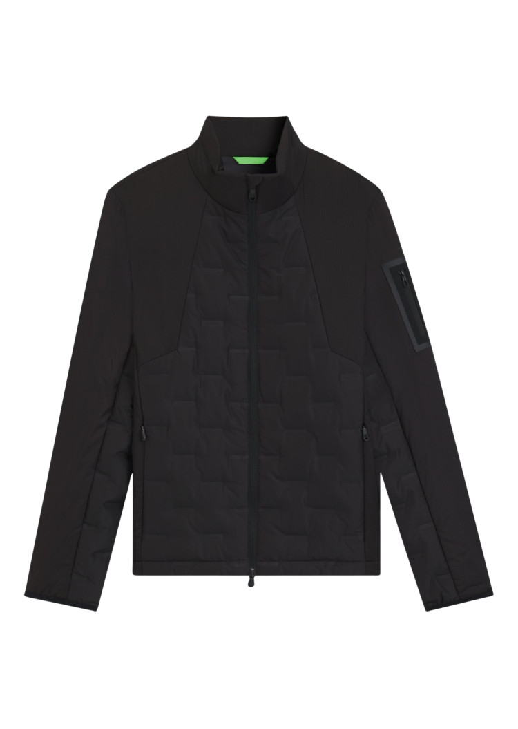 Пуховик Regular Fit для чоловіків (481631), колір Чорний - №1