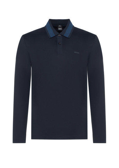 Поло с длинным рукавом Slim Fit