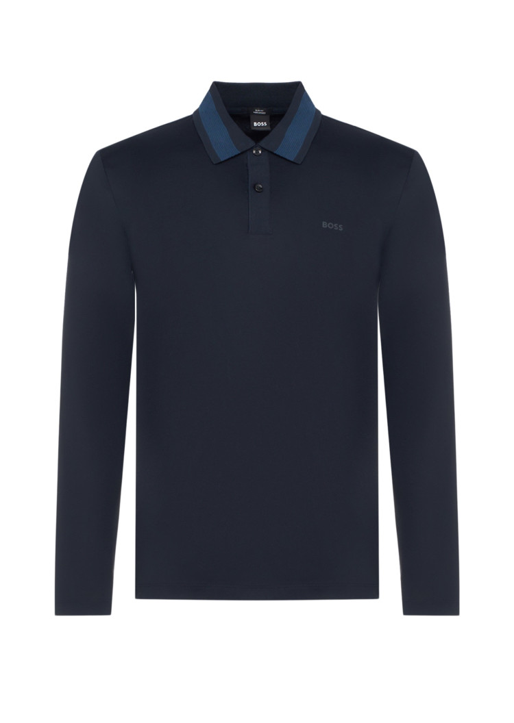 Поло з длинним рукавом Slim Fit