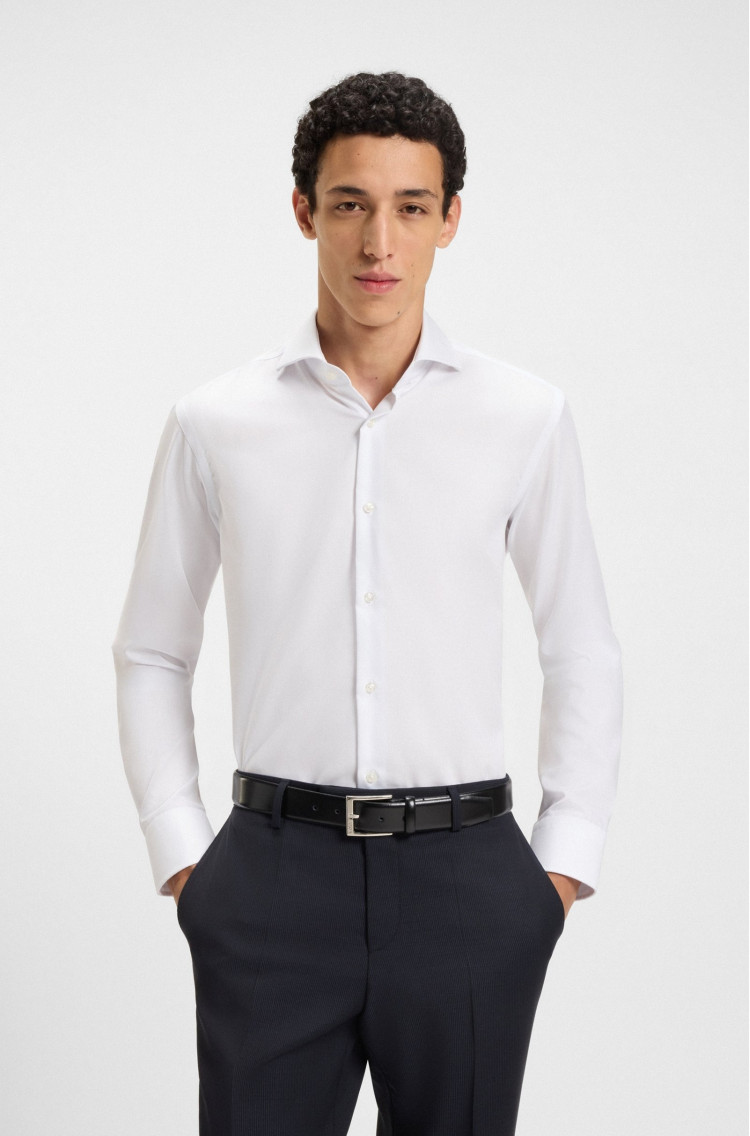 Сорочка деловая Regular Fit для мужчин (481647), цвет Белый - №2