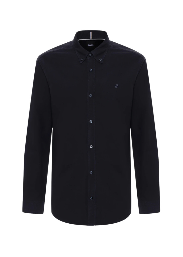 сорочка ділова Slim Fit для чоловіків (481648), колір Синій - №1
