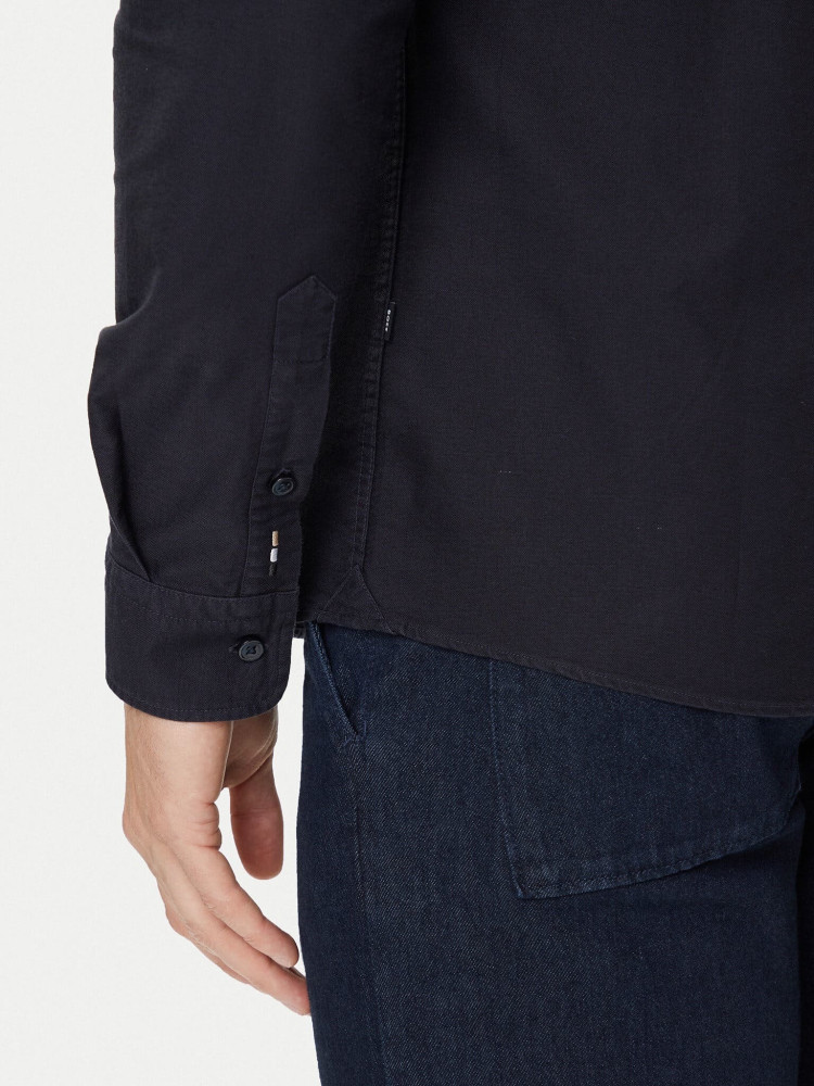 Сорочка деловая Slim Fit для мужчин (481648), цвет Синий - №6