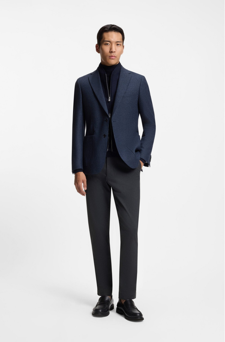 Брюки повсякденні Slim Fit для чоловіків (481650), колір Синій - №3