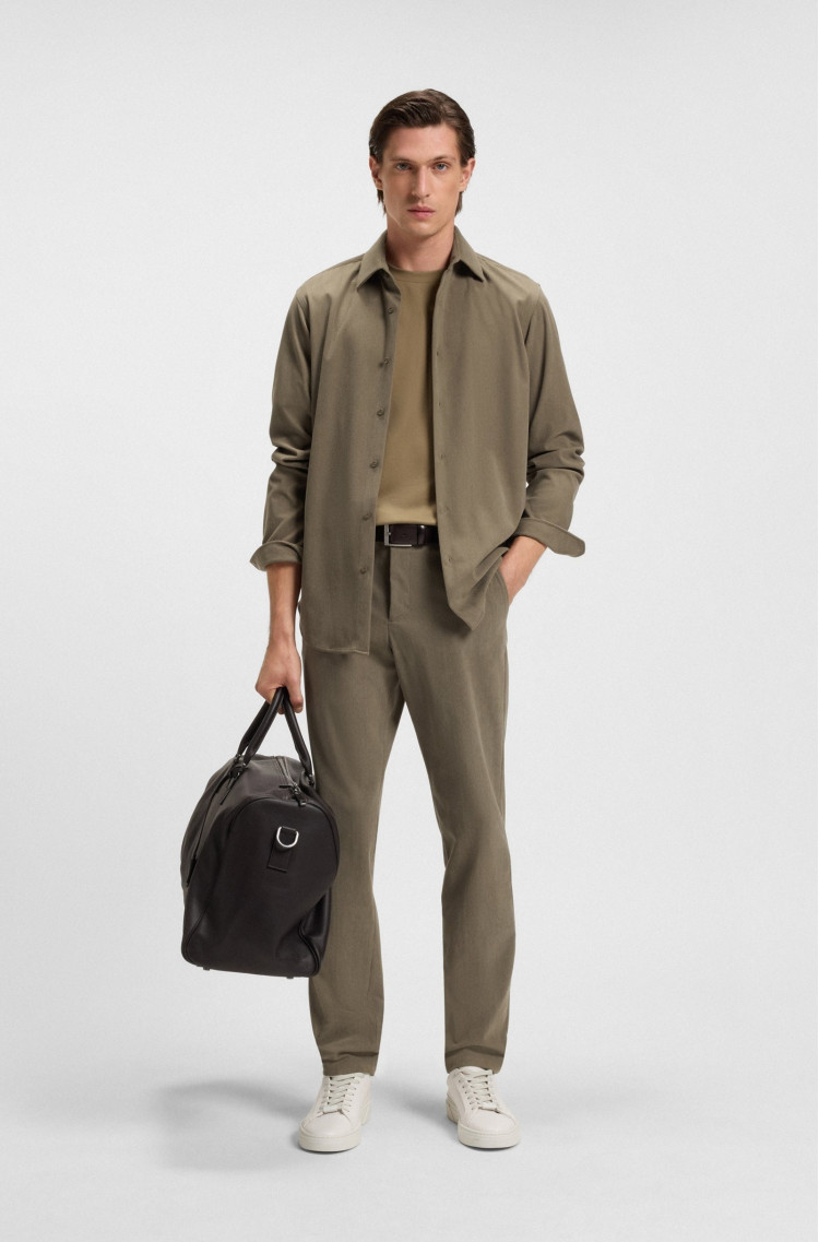 Брюки повседневные Regular Fit Средняя для мужчин (481651), цвет Коричневый - №3