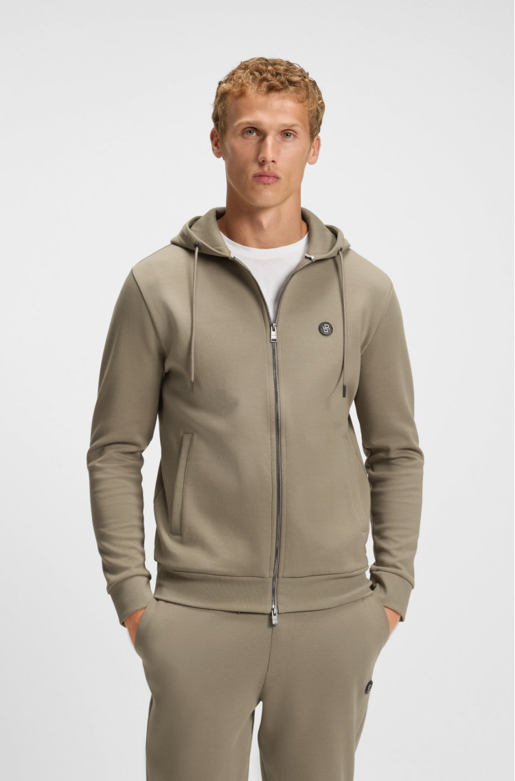 Спортивная кофта Regular Fit для мужчин (481657), цвет Коричневый - №2