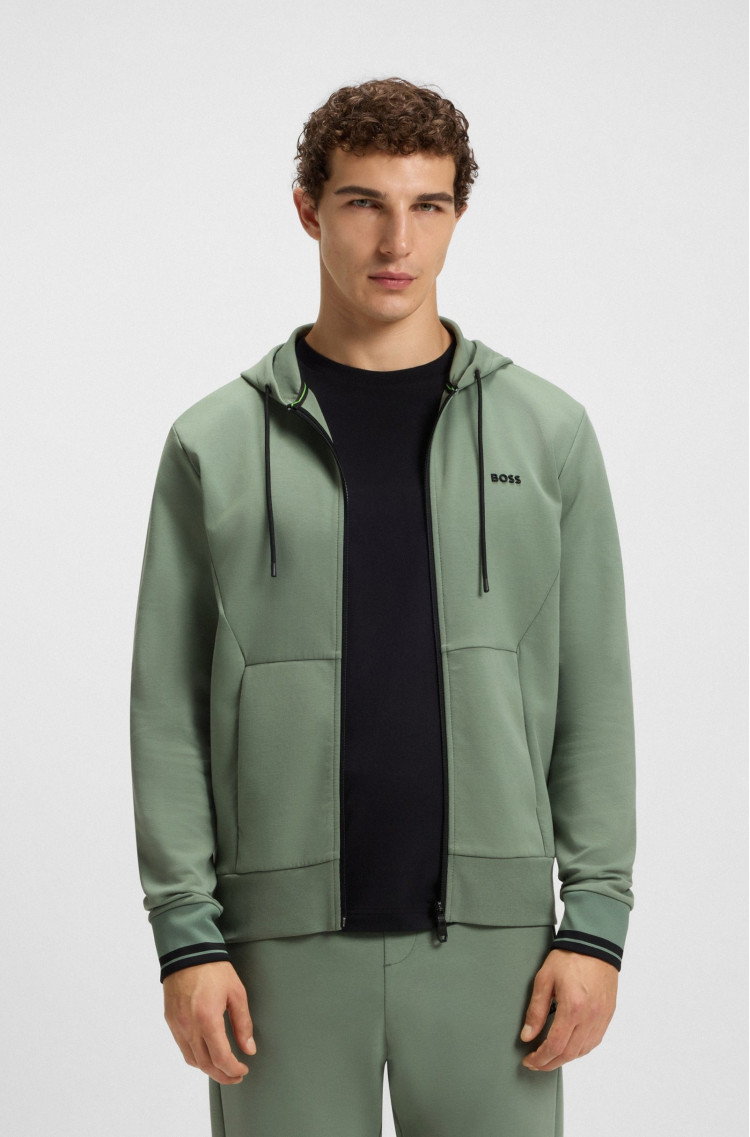 Спортивная кофта Regular Fit для мужчин (481681), цвет Зеленый - №2