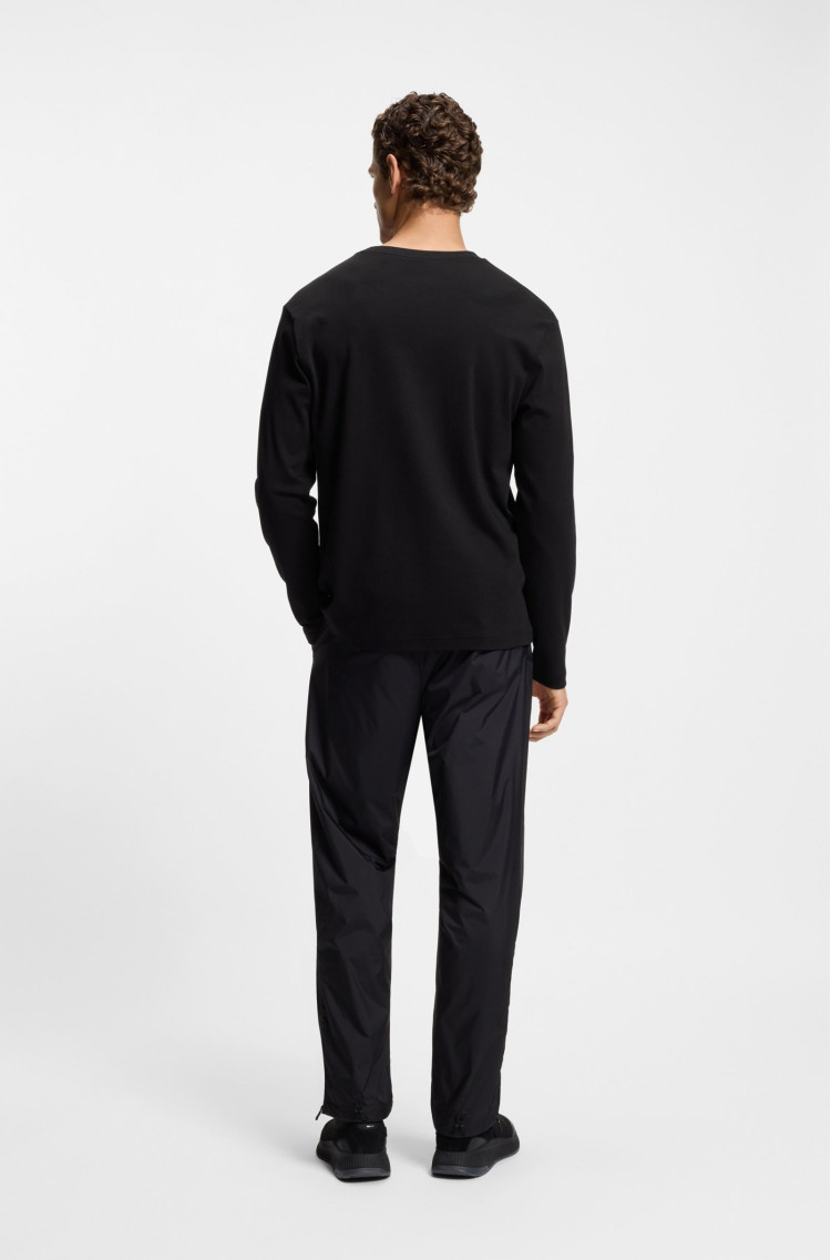 Футболка з довгим рукавом Relaxed Fit для чоловіків (481683), колір Чорний - №4