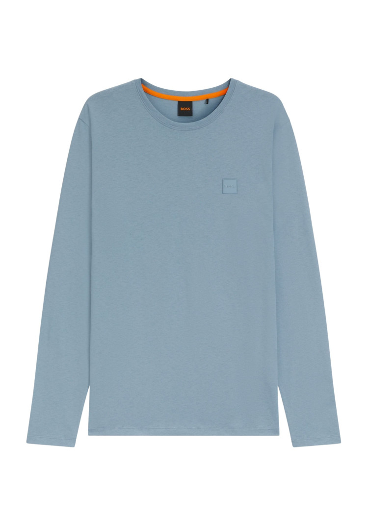 Футболка з довгим рукавом Regular Fit для чоловіків (481697), колір Синій - №1