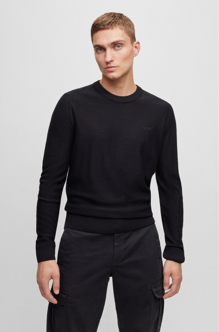 Джемпер Regular Fit для мужчин (481702), цвет Черный - №2