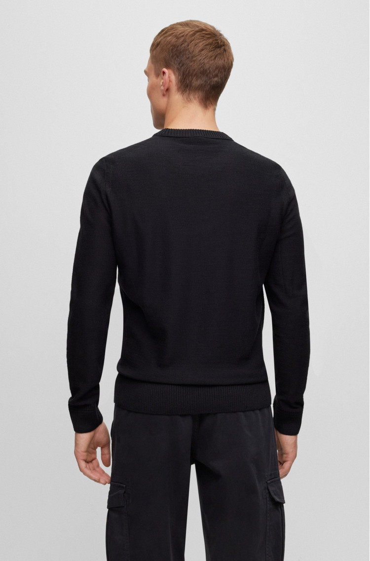 Джемпер Regular Fit для мужчин (481702), цвет Черный - №4
