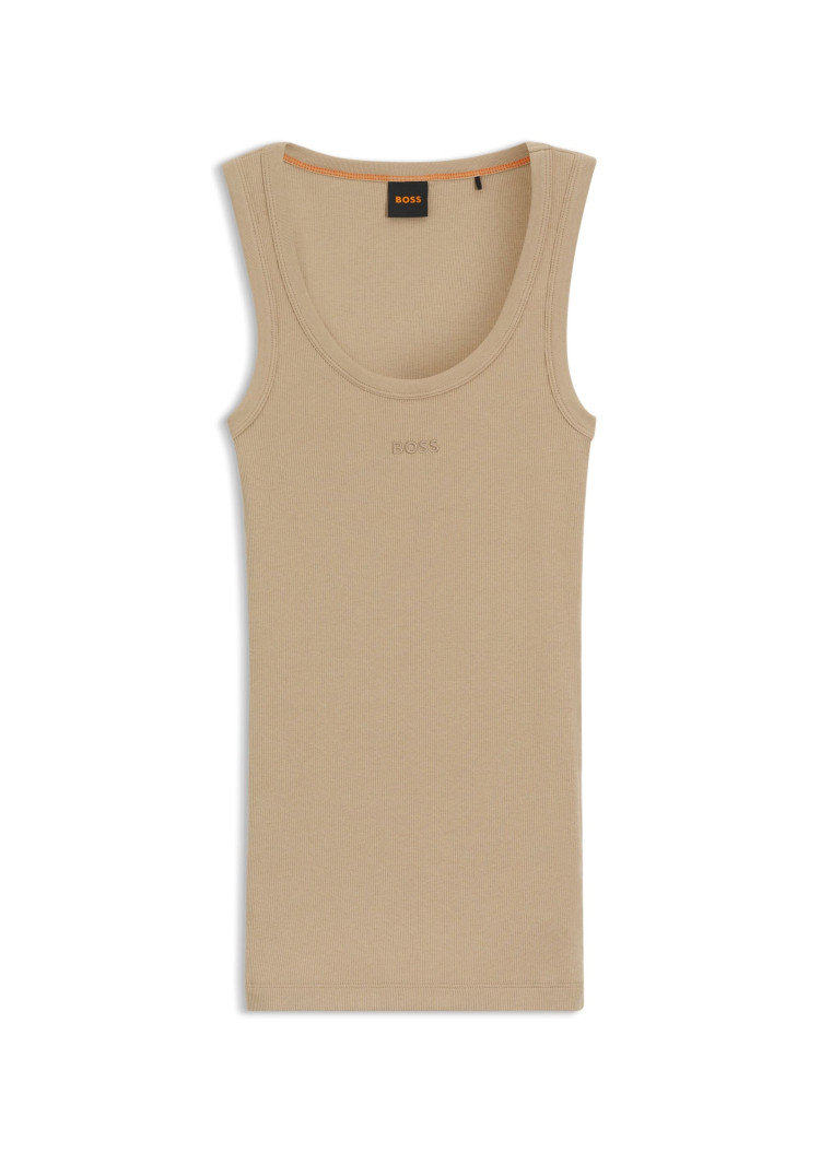 Майка Slim Fit для женщин (481772), цвет Коричневый - №1