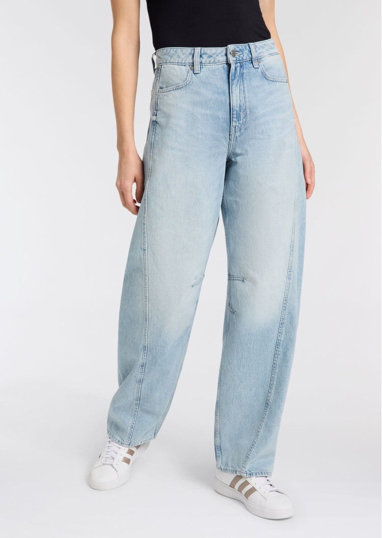 Джинсы Relaxed Relaxed Fit Высокая для женщин (481774), цвет Синий - №2