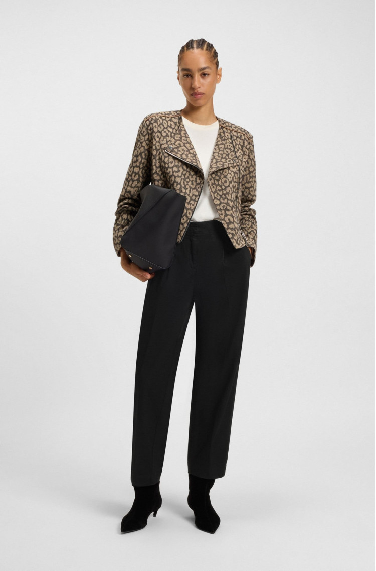 Брюки повсякденні Slim Fit для жінок (481776), колір Чорний - №3