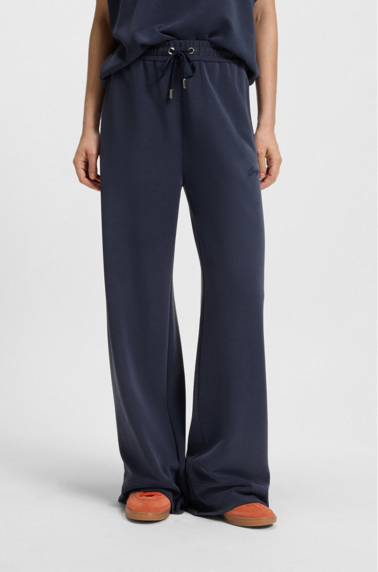 Брюки джерси Relaxed Fit Высокая для женщин (481780), цвет Синий - №2