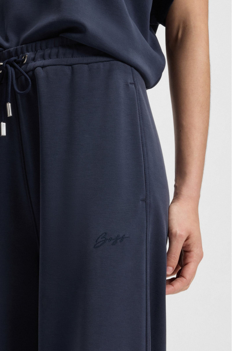 Брюки джерси Relaxed Fit Высокая для женщин (481780), цвет Синий - №5