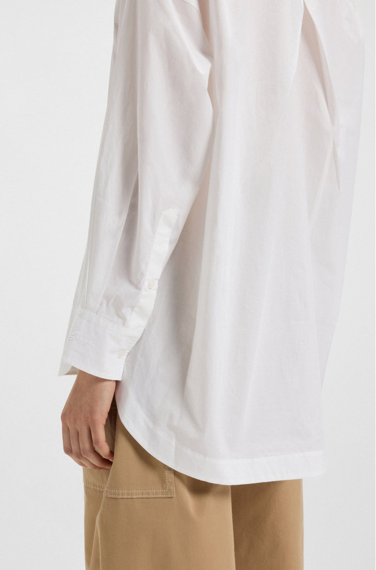 Сорочка з довгим рукавом Relaxed Fit для жінок (481782), колір Білий - №5