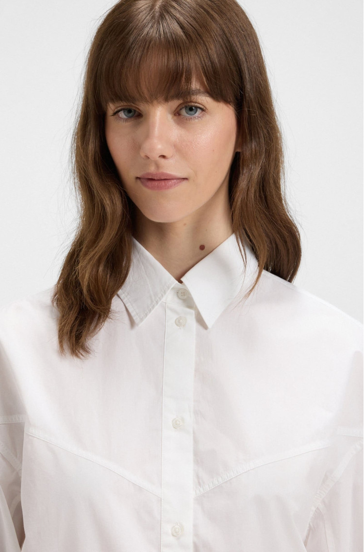 Сорочка з довгим рукавом Relaxed Fit — фото 6