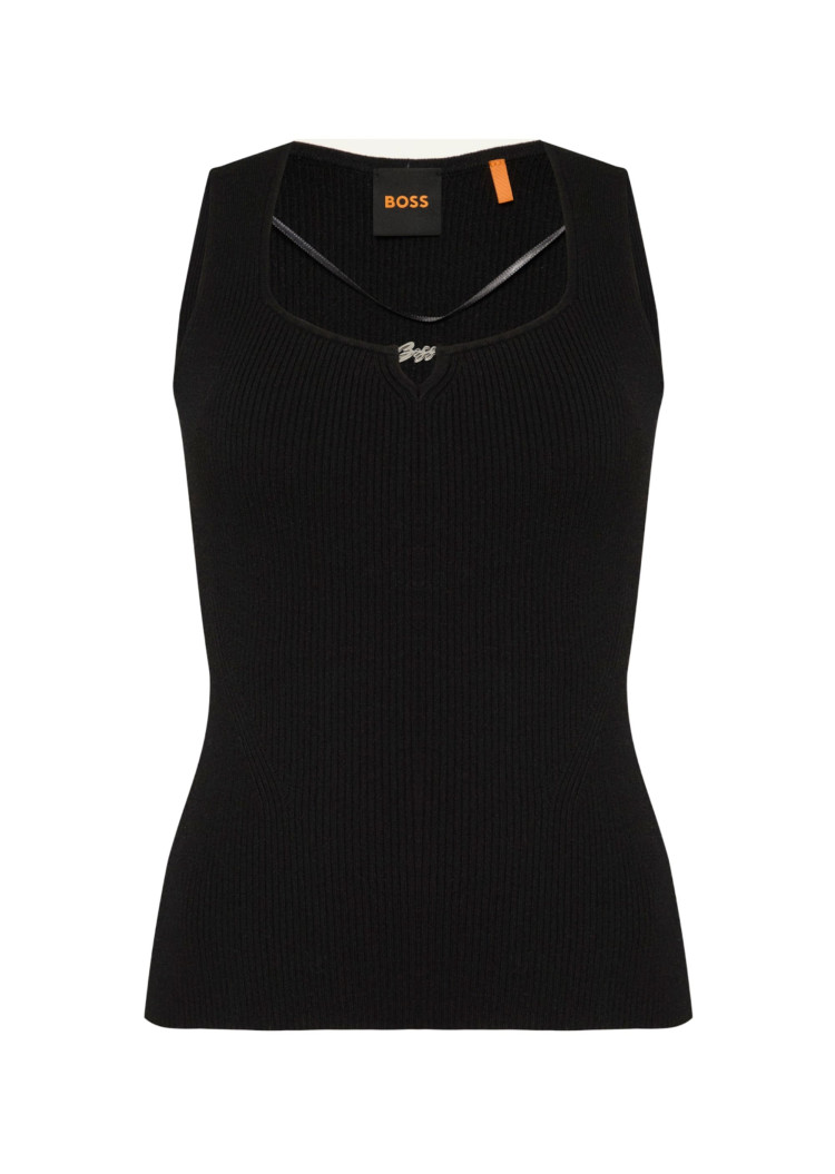 Майка Regular Fit для жінок (481783), колір Чорний - №1