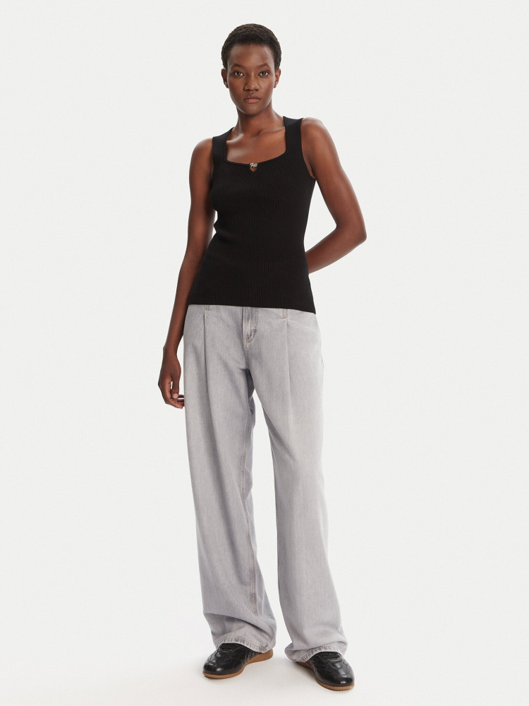 Майка Slim Fit для жінок (481783), колір Чорний - №3
