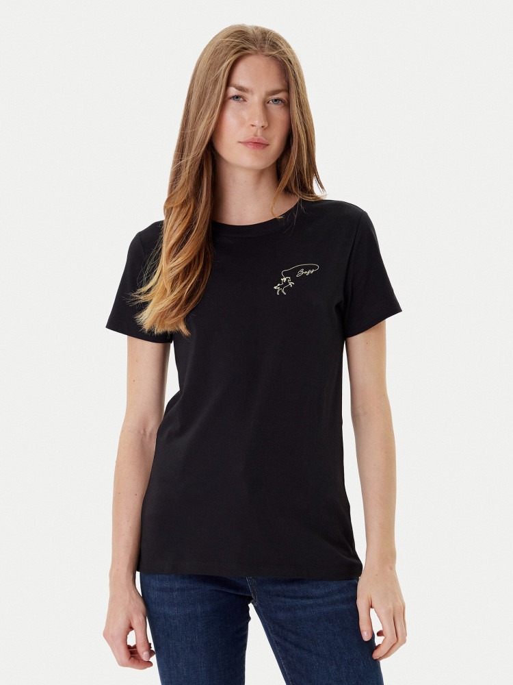 Футболка Regular Fit для женщин (481794), цвет Черный - №2