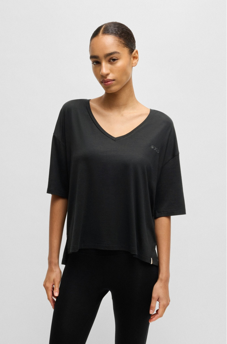 Футболка Relaxed Fit для женщин (481809), цвет Черный - №2