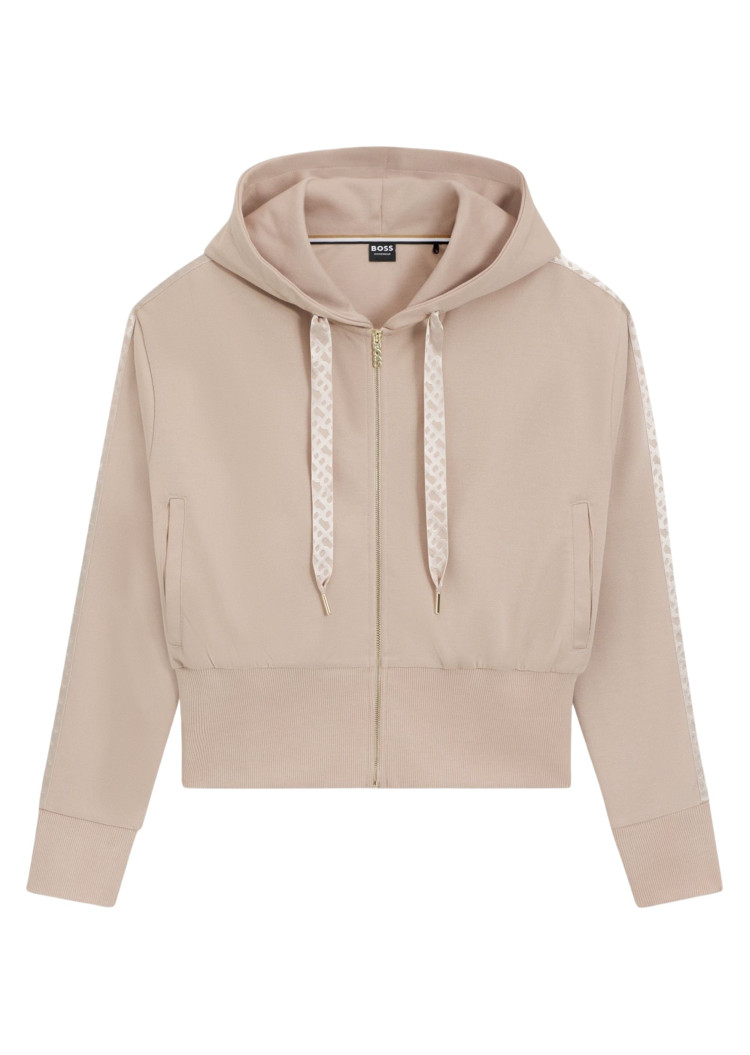 Спортивна толстовка Regular Fit для жінок (481815), колір Бежевий - №1